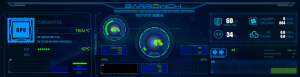 Background Hardware Detecton System_3840X1100_Aida64_Sensorpanel模板